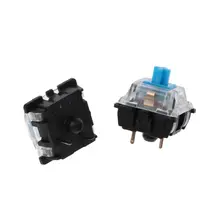 Механическая клавиатура Gateron MX 3 Pin Blue Switch прозрачный чехол 10 шт. Новинка