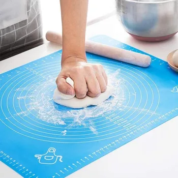 

1pc 70*50cm Silicone Mat For Dough Pastry Baking Mat Kneading Pad With Scale Home Kitchen Cooking Tool Accessories Mat For Dough
