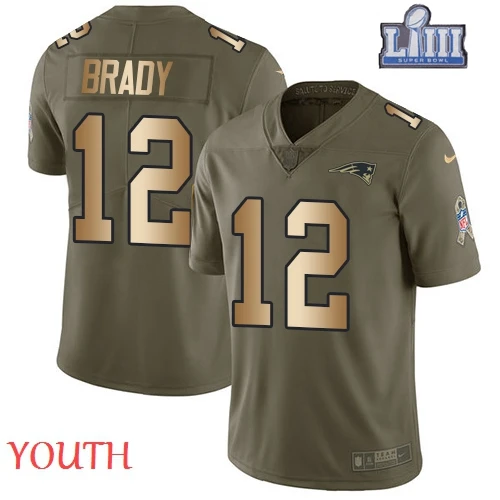 Молодежная Детская Новая Англия Rob Gronkowski Патриоты Super Bowl LIII Bound jersey - Цвет: YOUTH