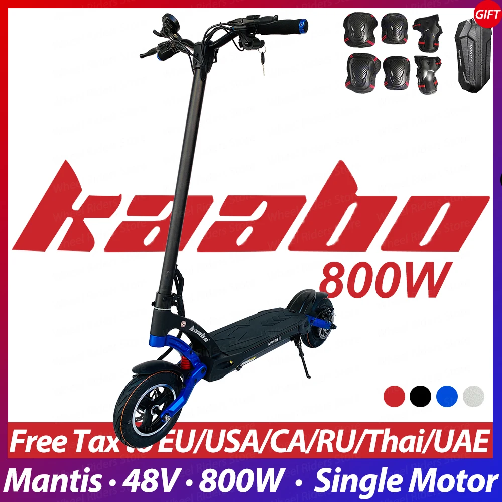 Оригинальный скутер kaabo mantis 800 Вт одномоторный 48 В 13 Ач 18 2 двухколесный скейтборд
