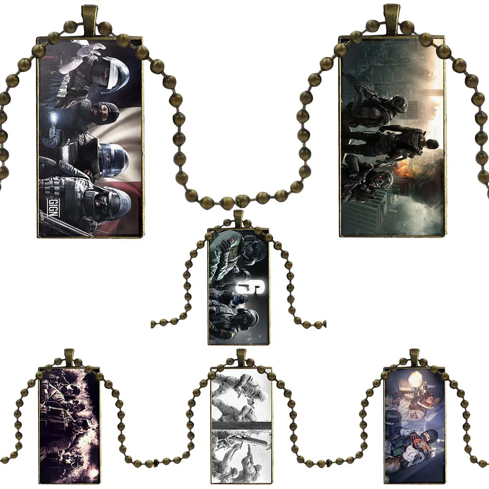 Tom Clancys Rainbow Six Siege Gsg 9 Brand Steel Color Jewelry Fashion Statement Necklace Glass Necklaces Pendants For Women Gift Pendant Necklaces Aliexpress Tom Clancys Rainbow Six Siege Gsg 9 Brand Steel Color Jewelry Fashion Statement Necklace Glass Necklaces Pendants For Women Gift Pendant Necklaces Aliexpress