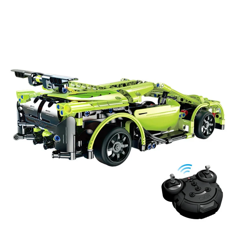 CADA MOC Technic rc серии Sword Sportcar RC наборы модель строительные блоки кирпичи игрушки с дистанционным управлением для Дети Детские подарки