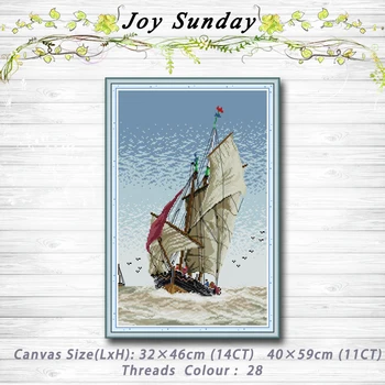 

Everything is going smoothly decor painting 14CT 11CT counted cross stitch kits embroidery sets Needlework Sets Home Decoration