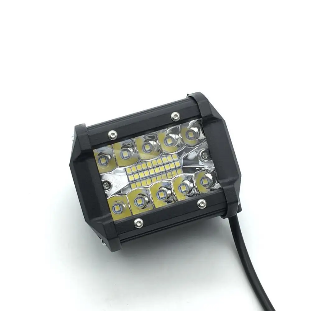 LED Yellow 60 Вт внедорожный светодиодный светильник для автомобиля комбинированные балки внедорожника ATV трактора лодки грузовики 12 В 24 в рабочий свет светодиодный светильник на крыше для джипа - Цвет: LED Yellow