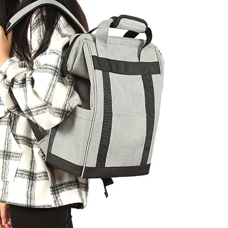 

2019 Trois New Lunch Bag Large Capacity Reusable Zipper Portable Waterproof Insulation Refrigerator Food Storage Bag Handbag