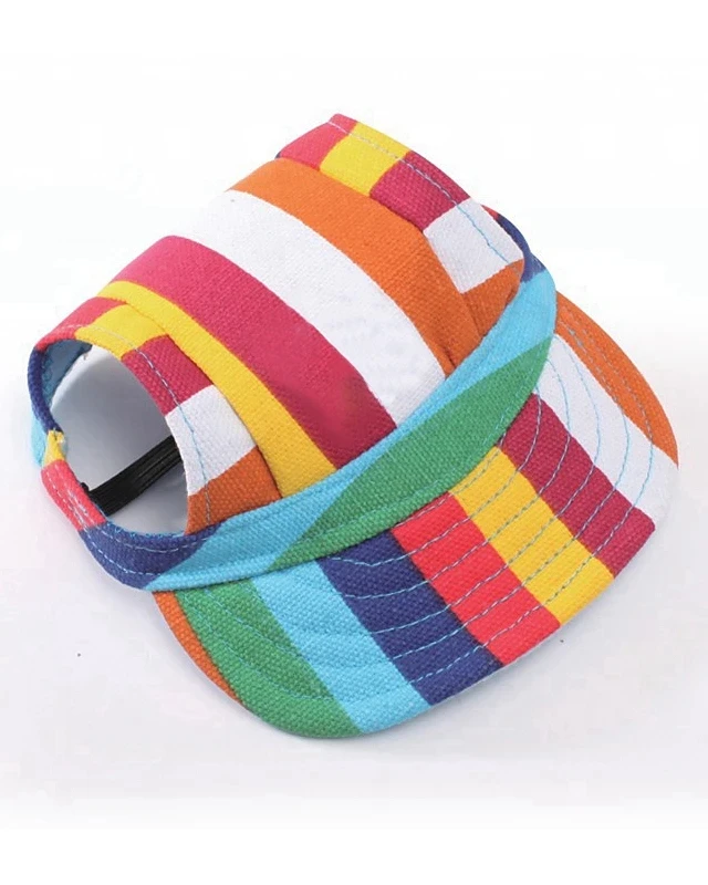 Canvas Pet Baseball Hat for Small Dogs – Summer Outdoor Cap 3