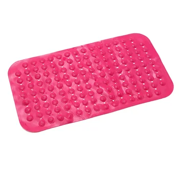 

Bathroom Anti-Slip Bath Shower Mat With Suction Cup Massage Foot Pad 74*38cm Home Bath Mat Non-Slip Bathroom Colorful Safety Mat