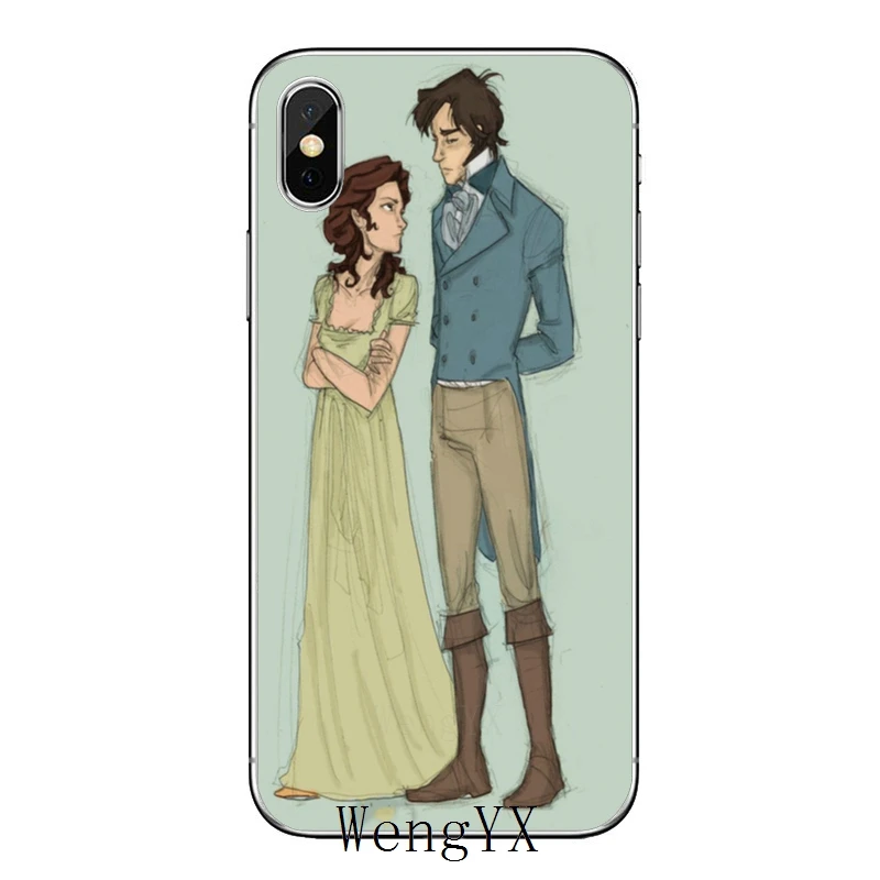 Чехол для iPhone 11 pro XR X XS Max 8 7 6s plus SE 5s 5c iPod Touch 5 6 - Цвет: Jane-Austen-A-06