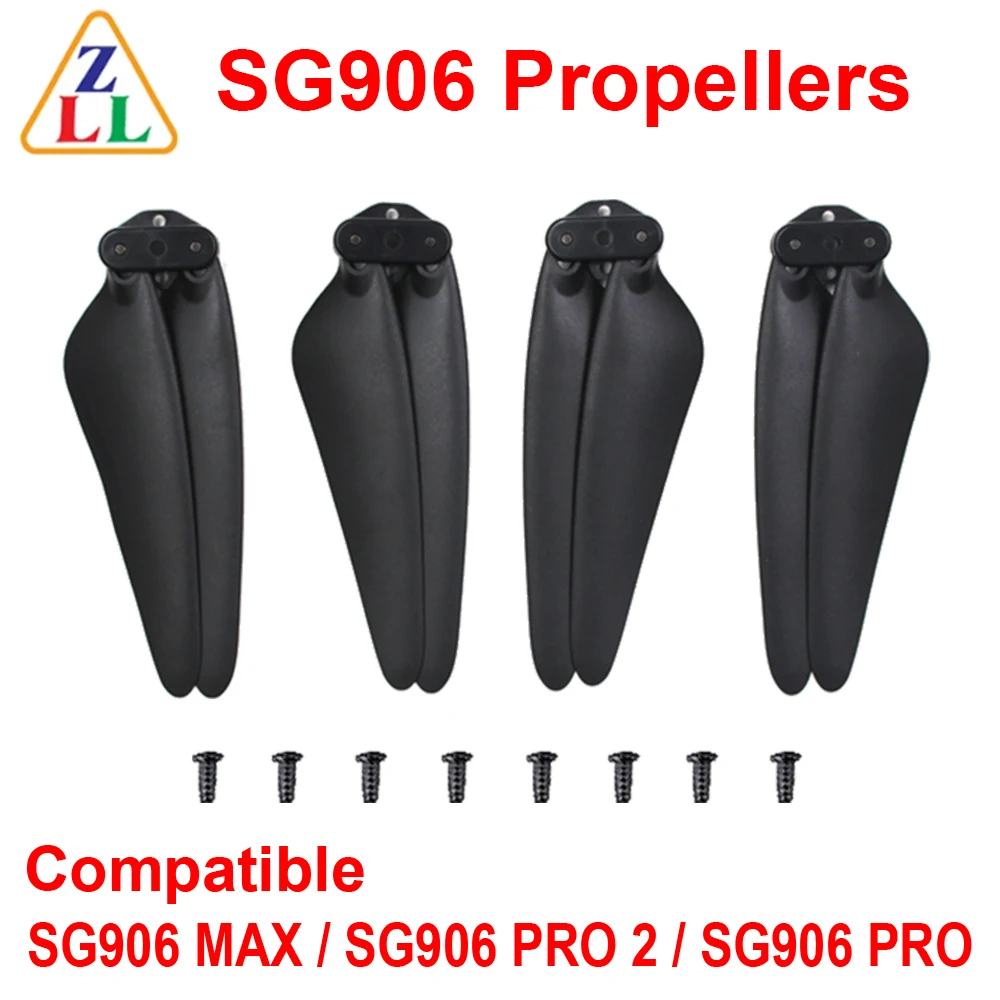 ZLL SG906 MAX/SG906 PRO 2 Propeller SG907 MAX GPS RC Drone Spare Parts Accessories Original Propellers 4pcs/Set | Электроника