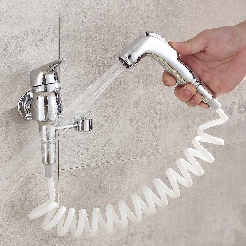 SHAI Handheld Toilet Bidet Sprayer Set Kit Hand Bidet Faucet For