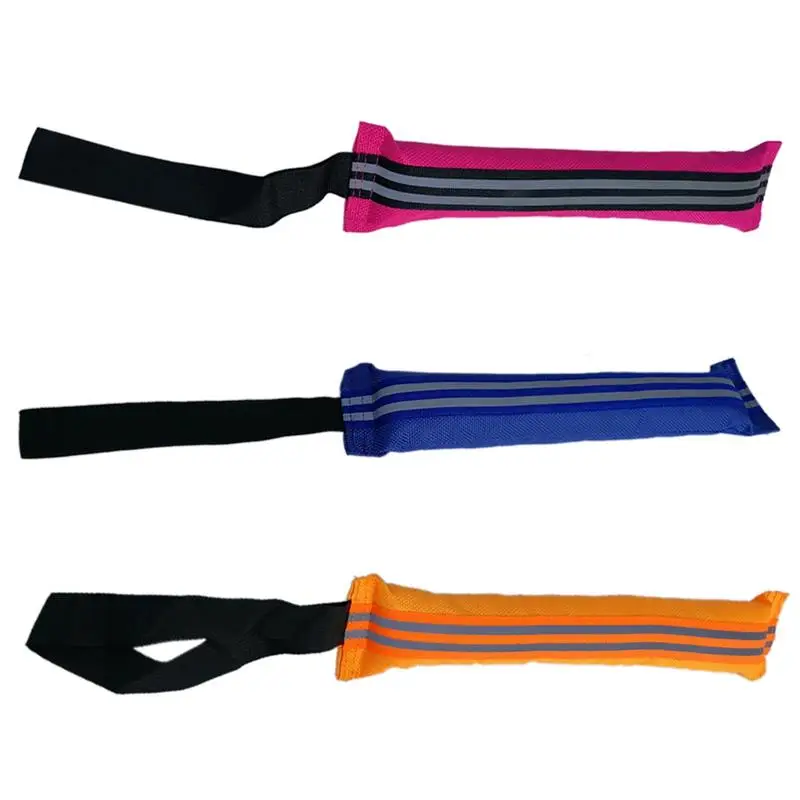 Nuevo 1 Uds mordedura de perro tirar juguete Oxford Tug juguete con cuerda Juguete masticable para cachorros Entrenamiento de mascotas jugar morder resistente Pet juguete perro