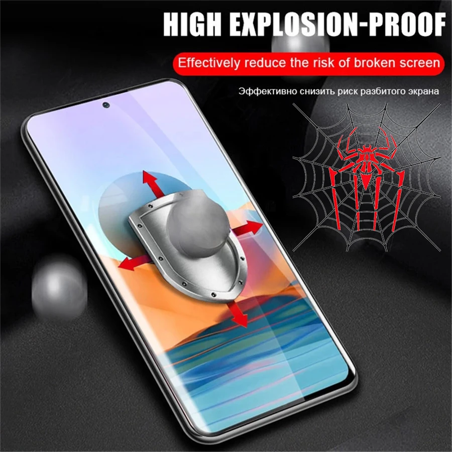 10000D Hydrogel Film Für Xiaomi Redmi Hinweis 10 9 8 Pro Screen Protector Für Redmi 10 9C 8 7 6 9A K40 Pro Note 10S 9 8 T Nicht Glas – Detail 9