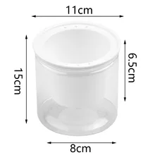 

Transparent Self-Watering Plant Flower Pot PP Resin Planter Corrosion Resistant Breathable Home Garden Decor