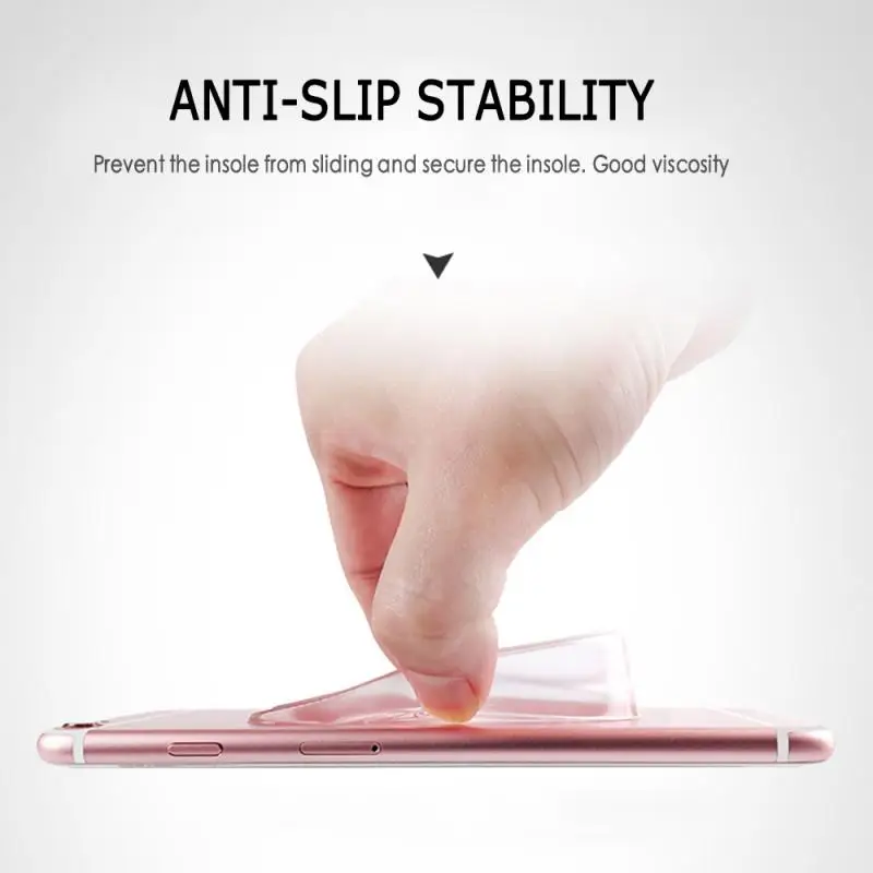 1 Pair Men Women Silicon Gel Heel Cushion Insoles Comfortable Relieve Foot Pain Protectors Support Shoe Pad High Heel Inserts SD