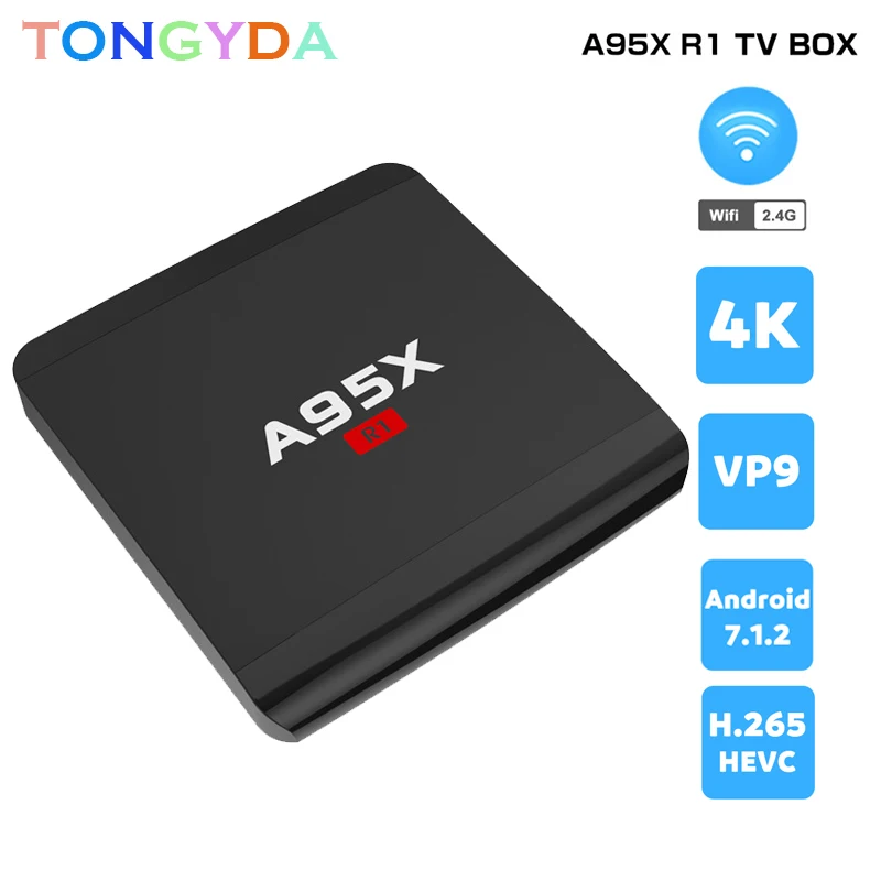 Google tv Box A95X Pro 2G 16G Smart Android 7 1 Голосовое управление Amlogic S905W WiFi LAN медиаплеер PK X96mini X96