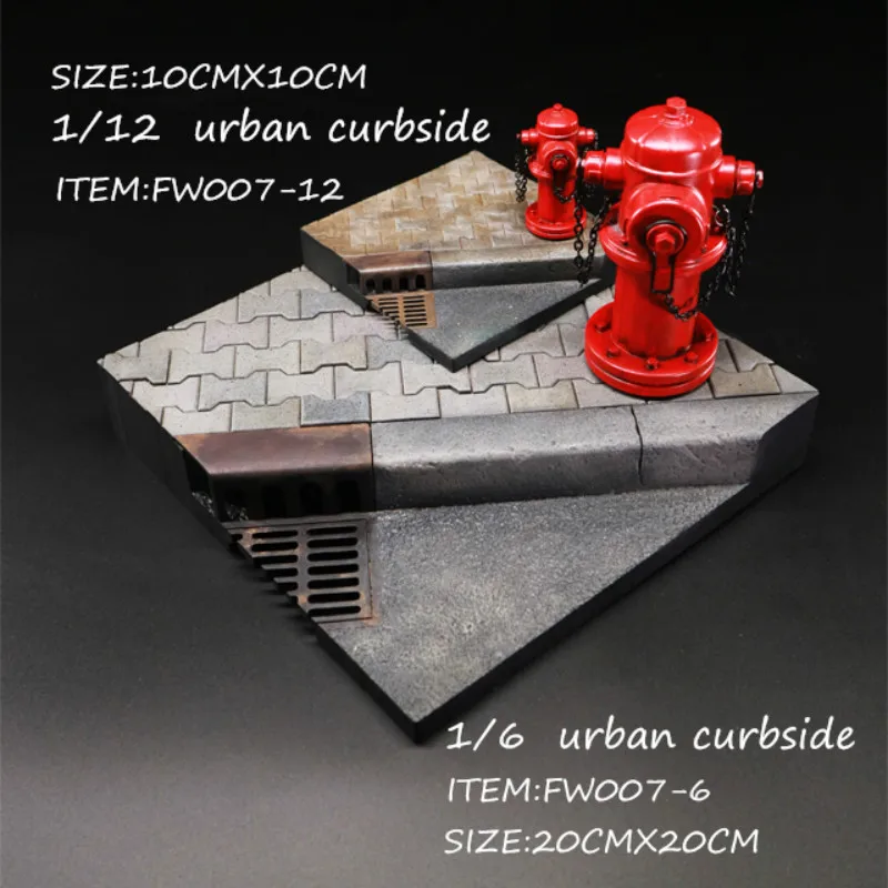 

FEELWOTOYS 1/6 1/12 FW007 City Street Scene for 6inch Action Figure Sence DIY