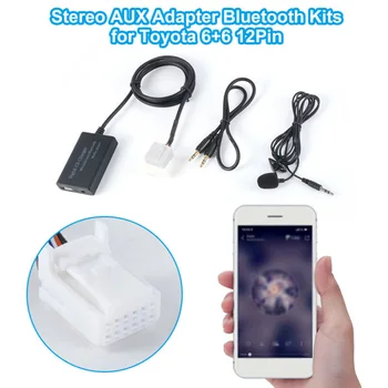 

Mic Cable Car Bluetooth Aux 11V-14.6V Accessories Parts Stereo Adapter Kit