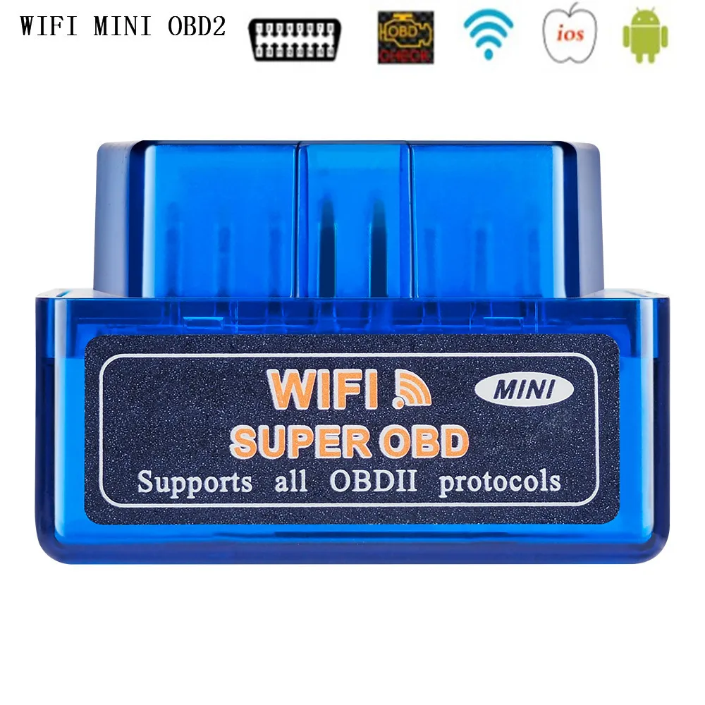 OBDII ELM327 V1.5 автомобильный диагностический инструмент Wifi OBD2 для skoda octavia 2 3 A2 A5 A7/fabia 1 2/rapid