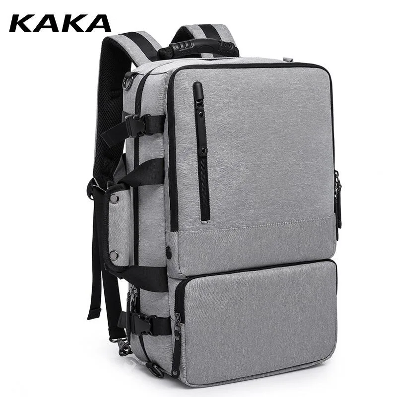 

KAKA New Style Men Anti-Theft Backpack Multi-functional Triple Use Computer Bag College Student Oxford Packsack Outdoor