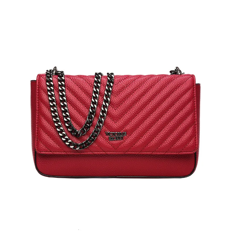 

Solid Color PU Leather Crossbody Bags For Women 2019 Small Chain Shoulder Messenger Bag Lady Designer Luxury Lock Handbags