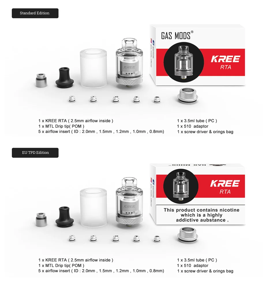 GAS MODS Kree RTA 3.5ml