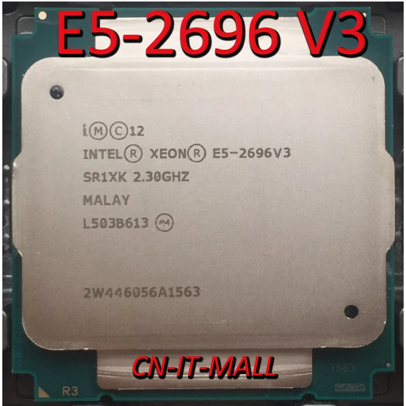 Pull E5 2696 V3 серверный процессор 2 3G 45M 18 ядер 36 потоков LGA2011 3 процессор|Компьютерные