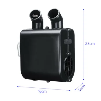 

12V Car Heater Quick Portable Defroster A50663 Pure aluminum core Black