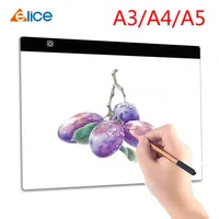 Elice A3 A4 A5 ultra sottile LED Disegno Grafica Digitale Pad USB HA CONDOTTO LA Luce disegno pad tablet Elettronico di Arte Pittura wacom
