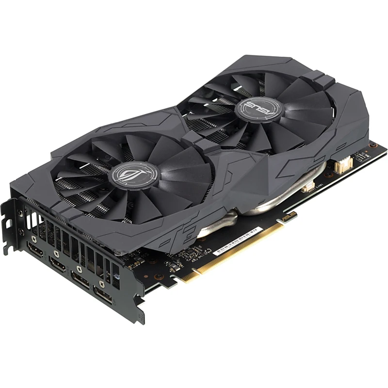 Видеокарта Asus PCI-E ROG-STRIX-GTX1650-O4G-GAMING NV GTX1650 4096Mb 128b GDDR5 1485/8002/HDMIx2/DPx