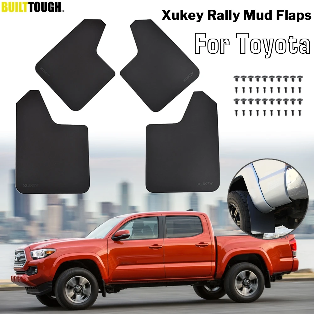 for Camry 2006-2013 4pcs Mud Flaps Splash Guards Plastic Mudguards Mudflaps Car Bottom Protection