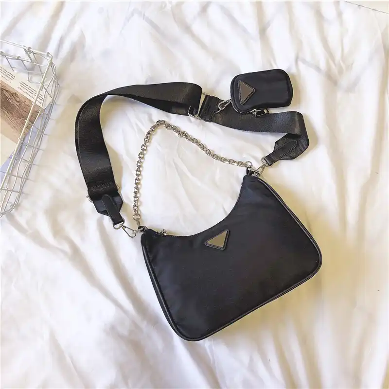 small nylon shoulder bag