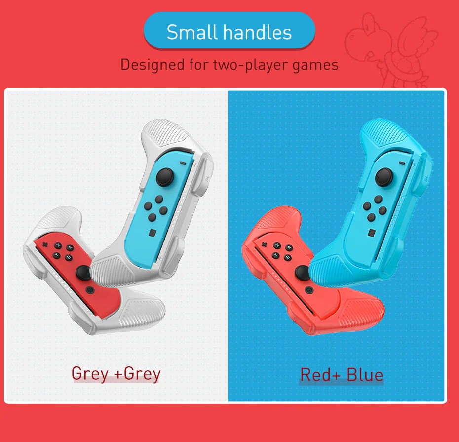 Baseus силиконовый руль для геймпада для nintendo Switch Joy-con, джойстик для управления, аксессуары, игровой держатель, 2 шт