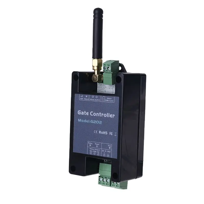 

GSM 4G Открыватель ворот G202 дистанционное управление одиночный релейный переключатель для открывания раздвижных ворот гаража (замена RTU5024 G200)