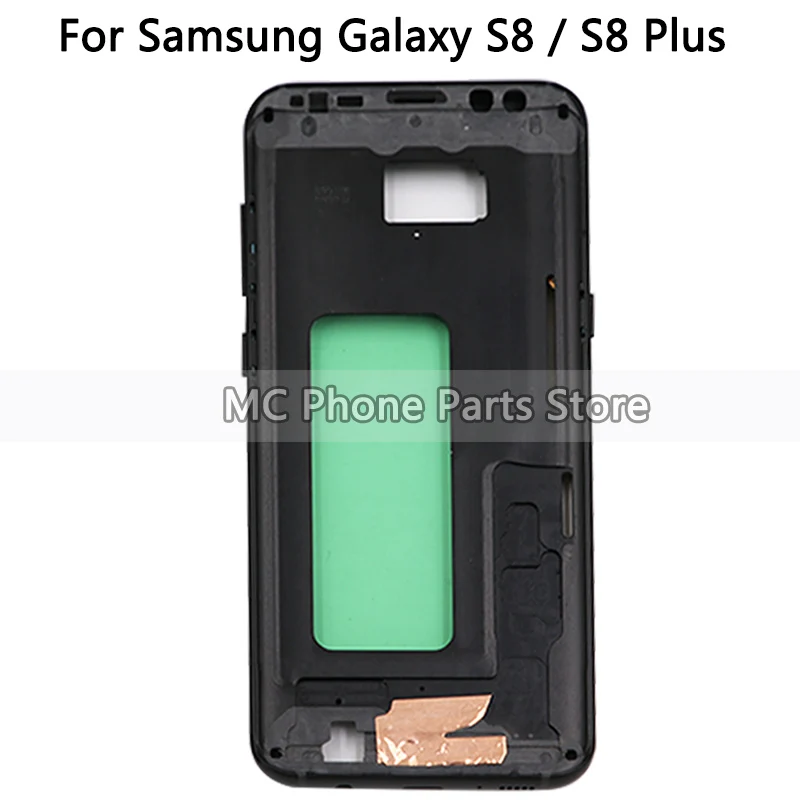 Для samsung Galaxy S8 G950/S8 Plus G955 средняя рамка для S8 средняя рамка задняя металлическая пластина корпус крышка