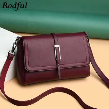 

Crossbody Bags for Women 2020 Fashion Leather Shoulder Bag New Sac A Main Bags for Girls Black Female Soft Leather Messenger Bag
