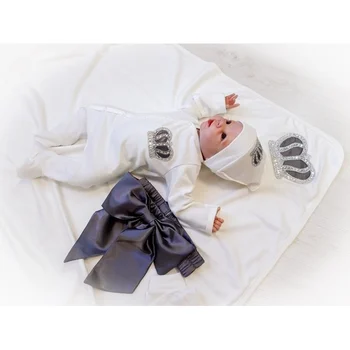 

Комплект на выписку "Королевский" 5-ти предметный ЛЕТО Комплекты на выписку и для прогулок 0-6 мес