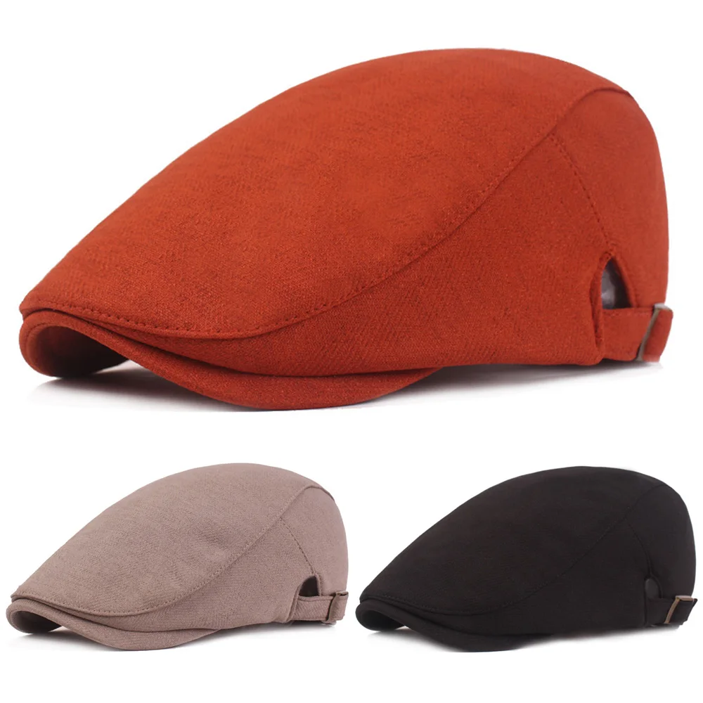 red driving cap