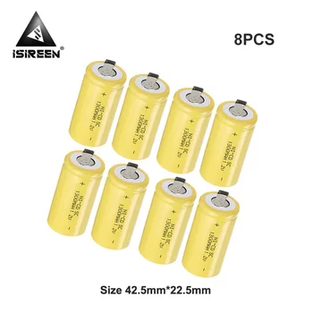 

Rechargeable SC Ni-CD Battery Cells 1.2V 1300mAh Subc Ni CD DIY 7.2V 9.6V 12V 18V Power Tool Battery Accumulator Electric Tools