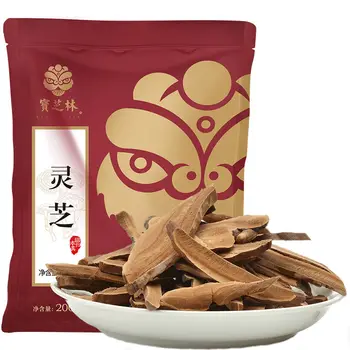 

200g Wild Ganoderma Lucidum Chinese Health Tea Lingzhi Tea Dried Reishi Slices Natural Herbs Tea Improves Immunity High Quality