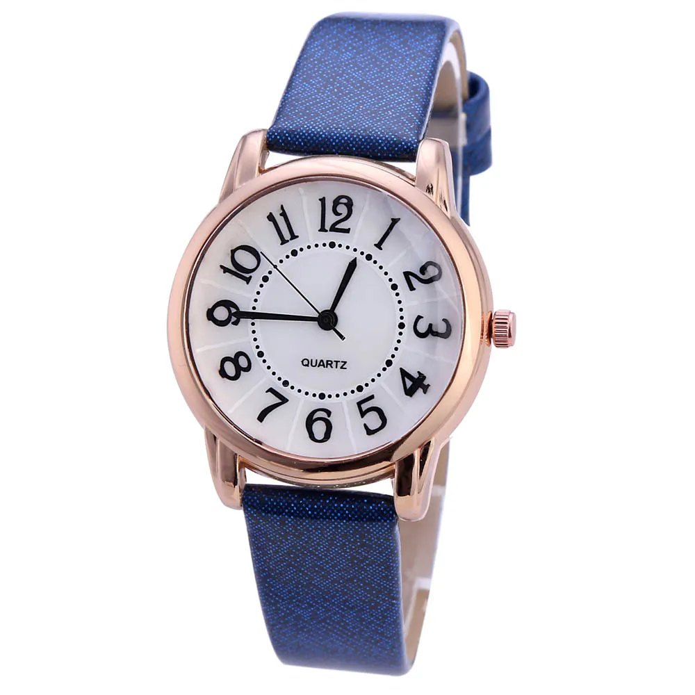 

Luxury Quartz Bracelet Watch Casual Fashion Simple Dial Wristwatches with Leather Strap Ladies Watches Clock Relogio Feminino