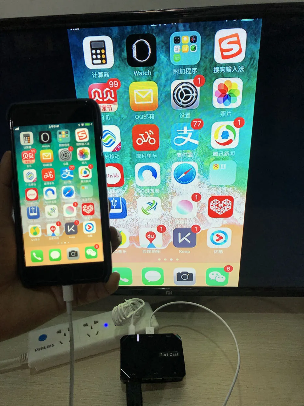 Беспроводной Wifi кабель HDMI VGA видео адаптер для iPhone X samsung Note10 S10 S9 S8 huawei Mate20 P20 P30 Pro iOS Android для ТВ