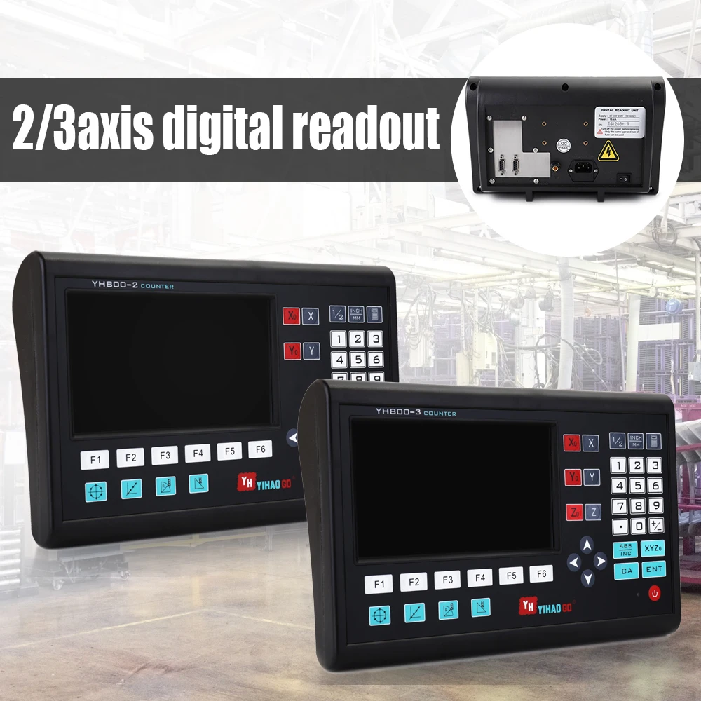 

Meterk 7 Inch Large Screen Grating CNC Digital Readout Display Lathe Bubble Level Control Panel Controller Board Inclinometer
