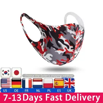 

50pcs Breathable Mouth Mask Reusable Anti Pollution Unisex Thin Dust-proof Washable Mask Shield Wind Proof Mouth Cover
