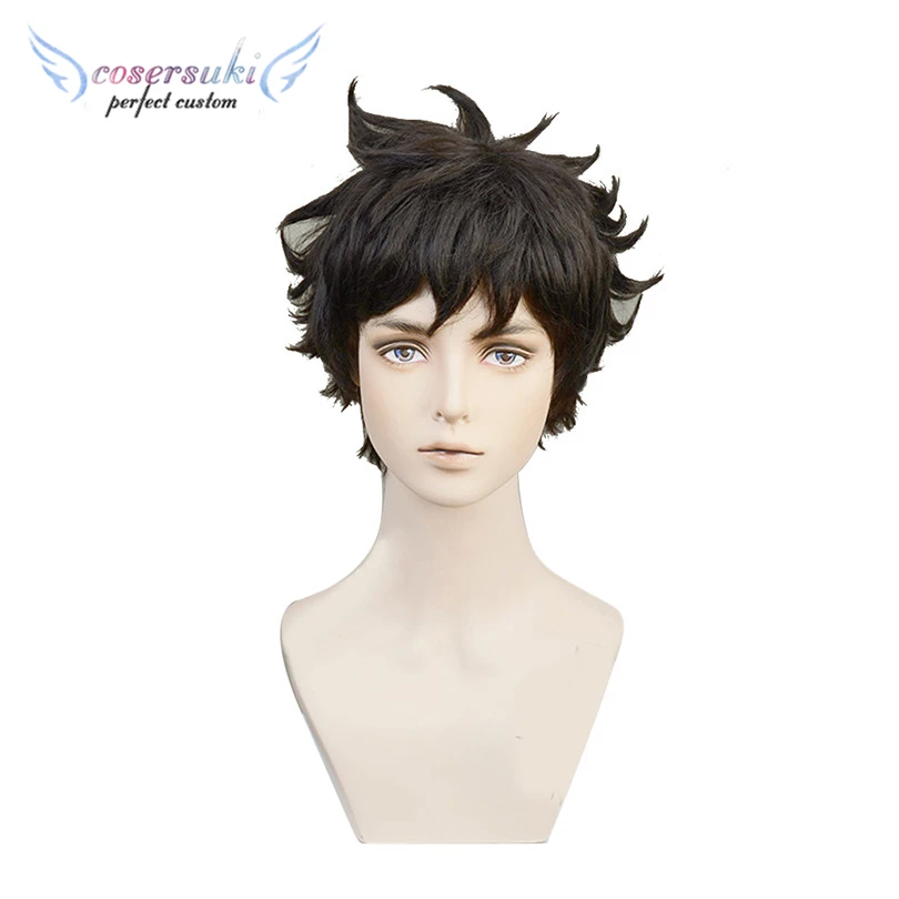 PSYCHO-PASS Shindo Arata коричневый черный пышные короткие волосы головные уборы для косплея костюм Хэллоуин Карнавальный костюм