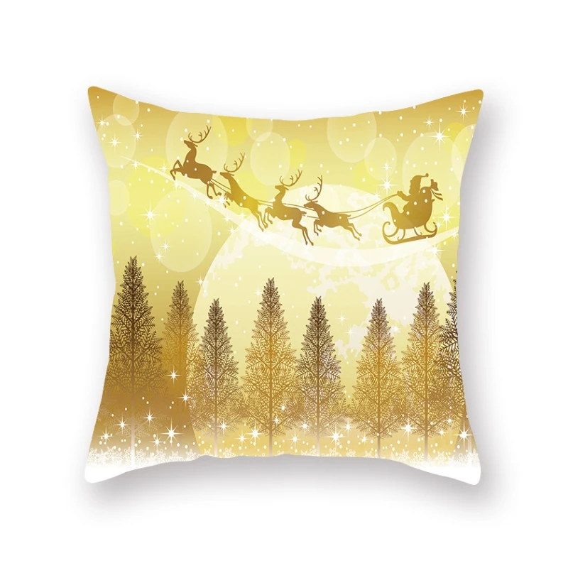 Christmas 13 Рождественские украшения для дома, олень, снежинка, Санта Клаус, веселое Рождество, наволочка, наволочка, новогодний декор, подарок - Цвет: Christmas 13