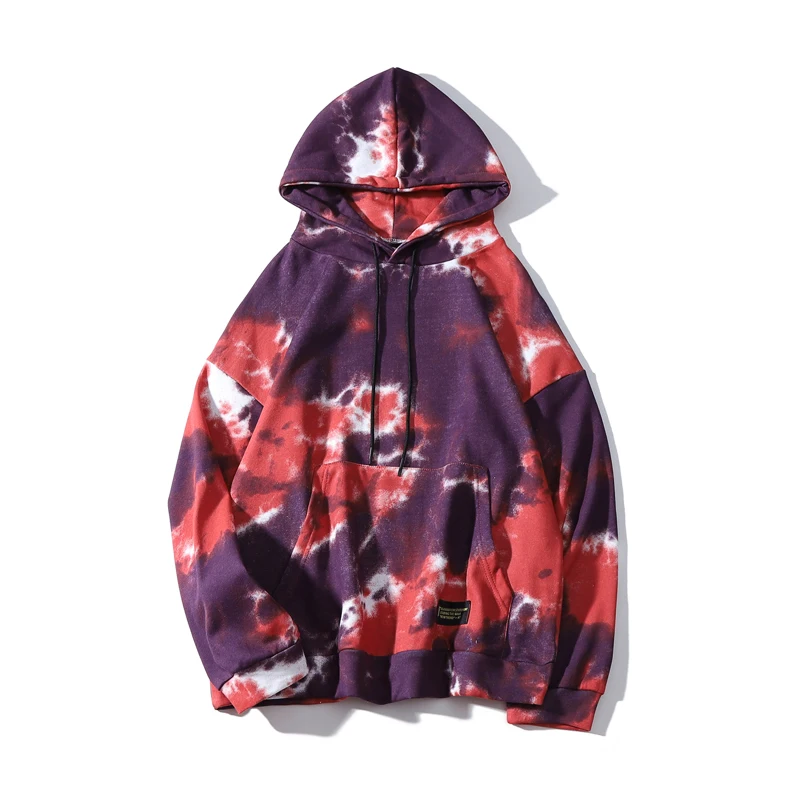 red hoodies Толстовки с капюшоном и принтом в виде галстука-бабочки унисекс пуловер с длинными рукавами толстовки с капюшоном унисекс хипстер хип хоп Повседневная Свободная Толстовка уличная - Цвет: red hoodies