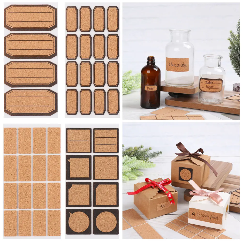 1 комплект деревянные Этикетки самоклеющиеся наклейки органайзер для бутылок