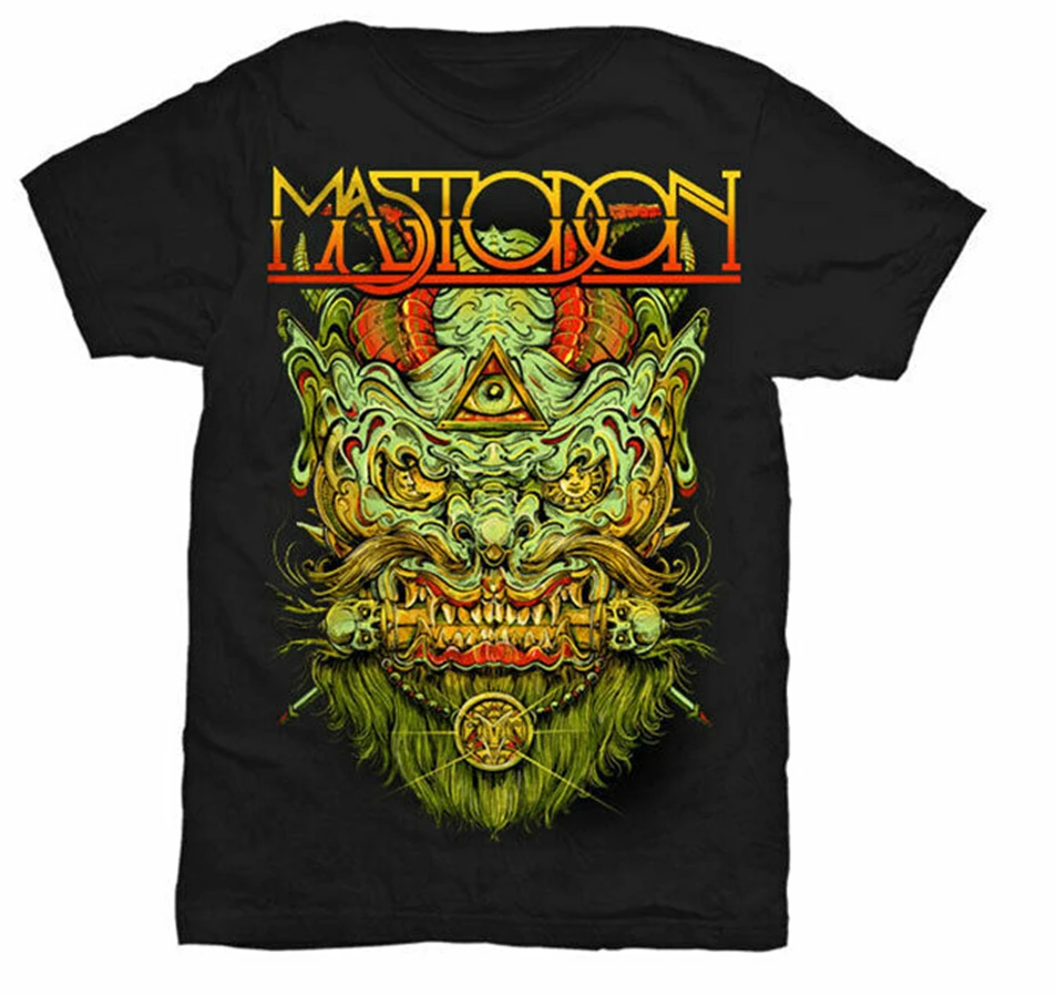 Mastodon маска Подлинная Лицензированная новая Hq футболка Baroness Gojira для спортзала |