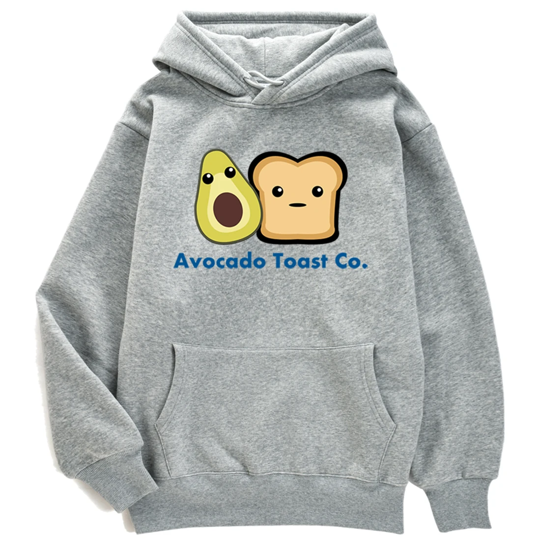 

Hoody Avocado And Bread Cute Printing Warm Womens Hoodie Harajuku Punk Female Hoodies Aesthetic Loose Sweatshirts For Women