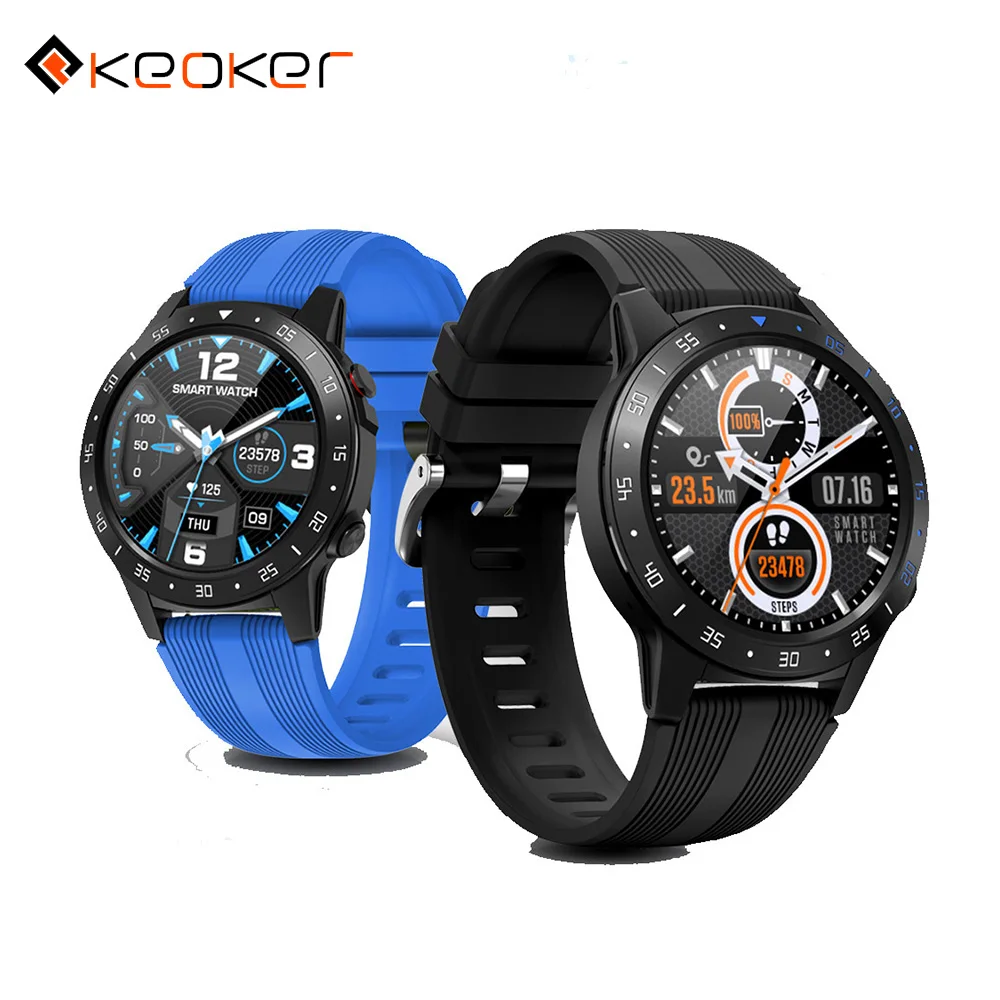 Keoker, умные часы, gps, для мужчин, поддержка sim-карты, IP67, водонепроницаемые, Bluetooth, звонки, пульсометр, компас, барометр, умные часы